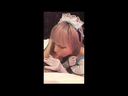 ❤️ Јапански идол [маиука], костим француске собарице, први део, пушење и дркање са лосионом ☑ Порно видео на sr.porn33.top ❤